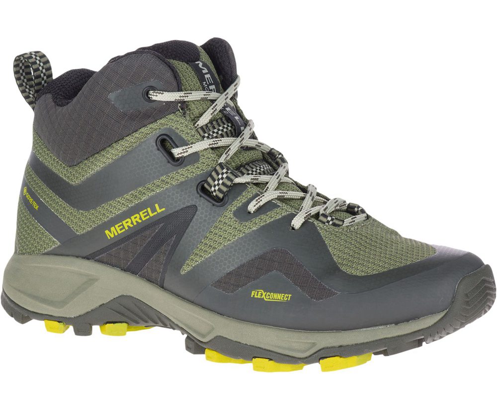 Merrell Boots Olive - MQM Flex 2 Mid GORE-TEX® - Womens 34GKBIAXS